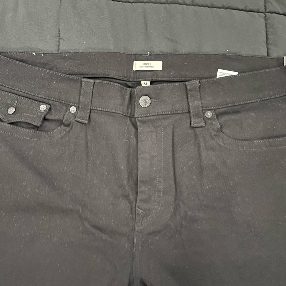 True Religion Black Denim Jeans Never Worn With Tags